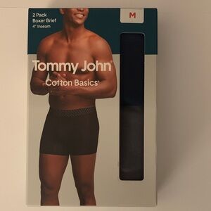 Tommy John Cotton Basics Boxer Briefs - Black
